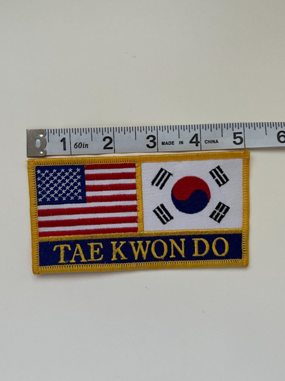 Vintage Taekwondo Badges TKD Martial Arts sporty uniform 90s olympics USA (5ct) - Picture 14 of 15
